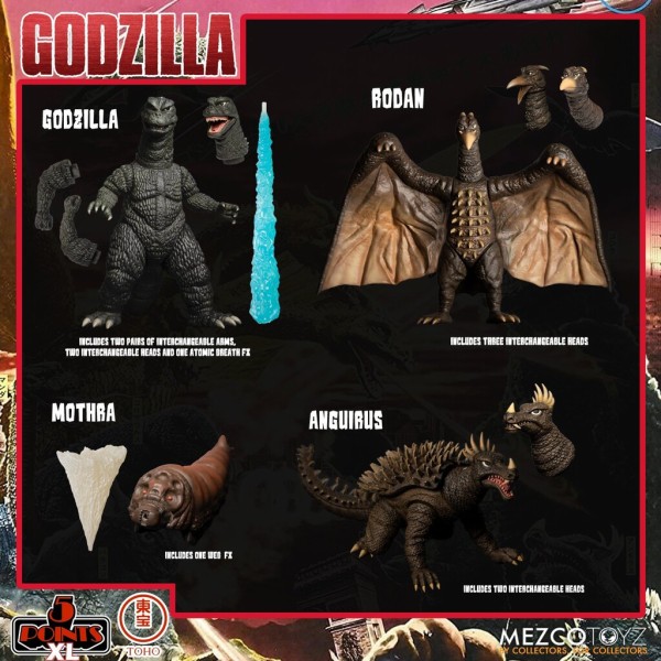 海外ホビー】メズコトイから怪獣総進撃フィギュアセットが登場