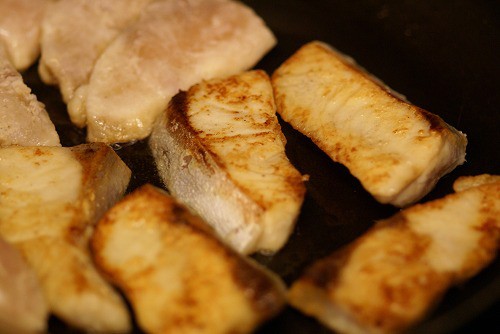 カンパチのムニエル がごめあんかけ 胡豆昆まかないレシピ ごずこんのまかないブログ カンパチのムニエル がごめあんかけ 胡豆昆まかないレシピ ごずこんのまかないブログ