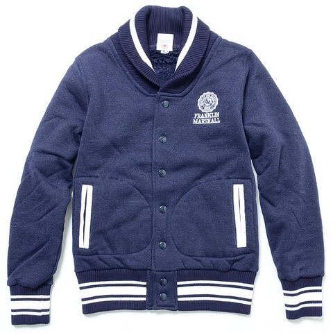 FRANKLIN & MARSHALL スタジャン XL EXTRA ネイビー