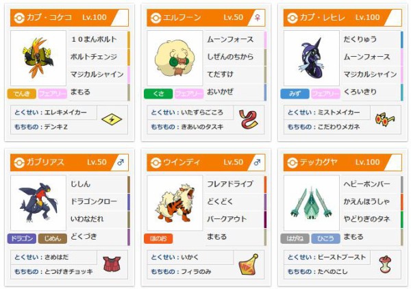 Incmay使用構築 手助けエルフーン Zコケコ 最終成績1786 58位 しんせん