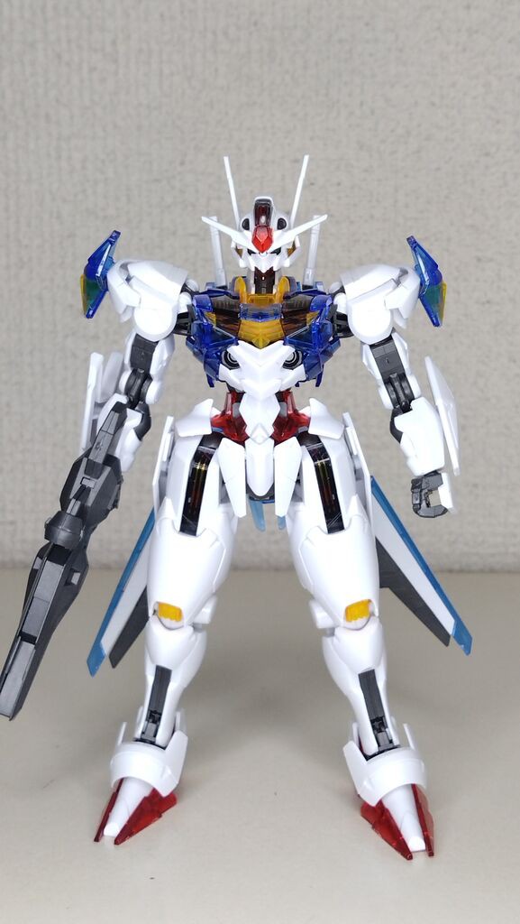 HGガンダムエアリアル＆ガンダムルブリス(ソリッドクリアver