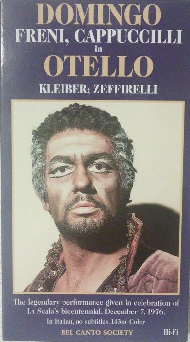 クライバーとドミンゴ/スカラ座「オテロ」1976年VHS映像 : grunerwald