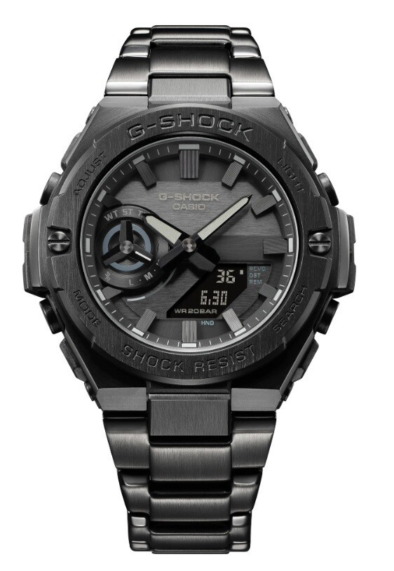 G-SHOCK公式サイトに新G-STEEL「GST-B500」のスペシャルページが