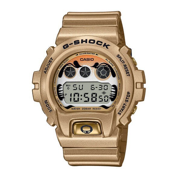 第2弾だるまG-SHOCK、9月発売！ゴールドを纏った「GM-6900」と「DW