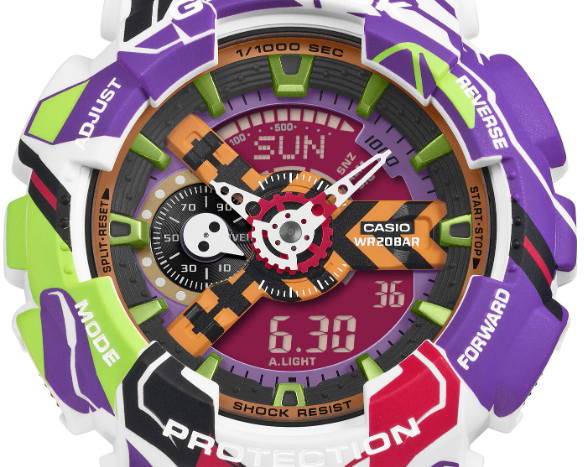 エヴァンゲリオン × G-SHOCK”！「GA-110EVA30-7AJR」発表！TV
