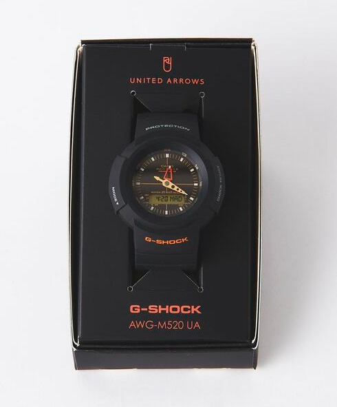 UNITED ARROWS × G-SHOCK」別注コラボデジアナモデル「AWG-M520UA」が