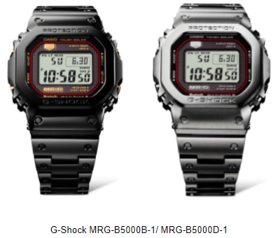 22年の新作g Shockおさらい Mrg B5000 編 最高峰g Shock Mr G のスクエアモデルは3月登場が有力 Great G Shock World