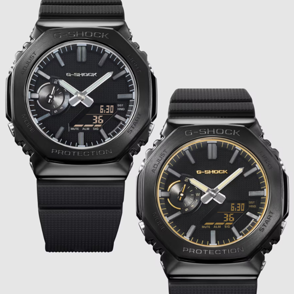 ラグジュアリーG-SHOCK】メタルカシオーク「GM-2100LXB-1AJF」がカシオ