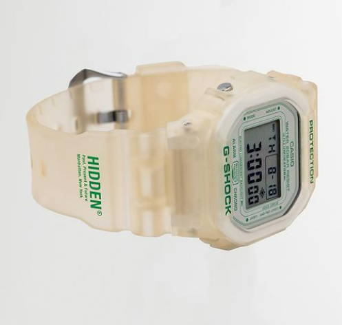 Hidden NY × G-SHOCK！淡い白スケルトンとグリーンの爽やかスクエア