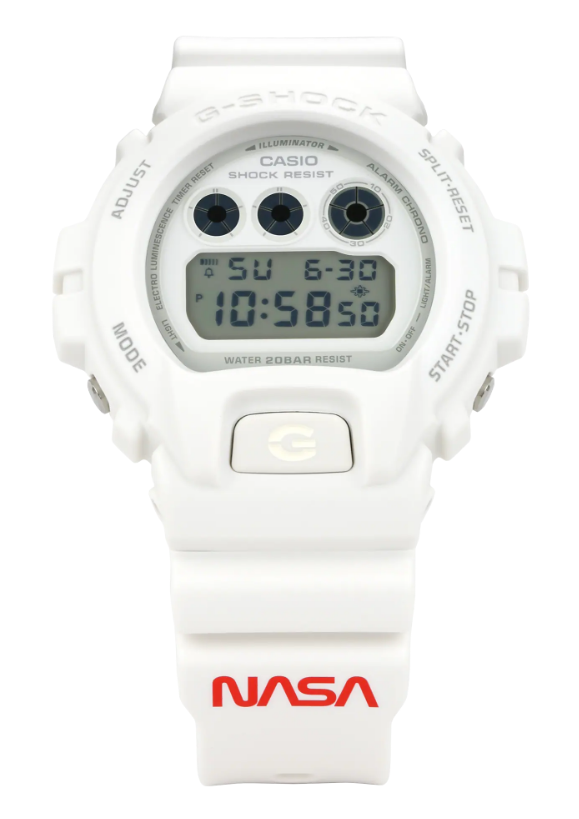 G-SHOCK北米、NASAコラボモデルの最新モデルを発表！ベースは「DW-6900」。バックライトに浮かび上がる地球。 : great G-SHOCK  world