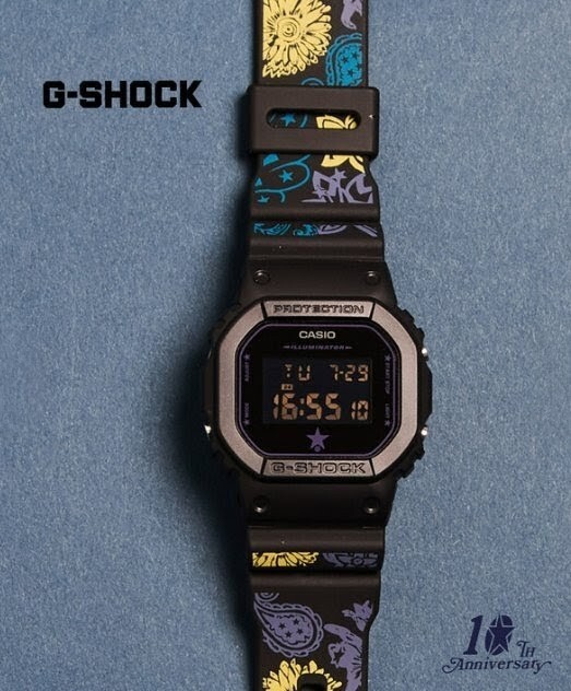CONVERSE TOKYO 10TH コラボG-SHOCK！オリジナルのペイズリー柄