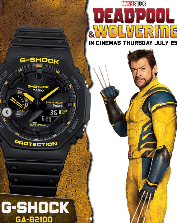 映画「デッドプール＆ウルヴァリン」とカシオークがタイアップ！G-SHOCK英国。 : great G-SHOCK world