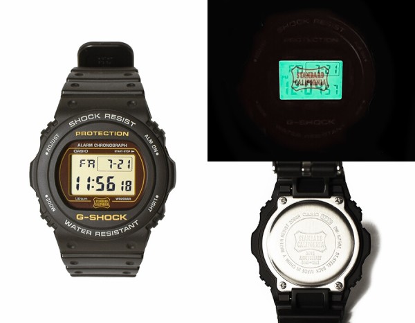 G-SHOCK × Standard California DW-5750.ベースは”スティング”！12/8発売予定、22,000円。 : great  G-SHOCK world