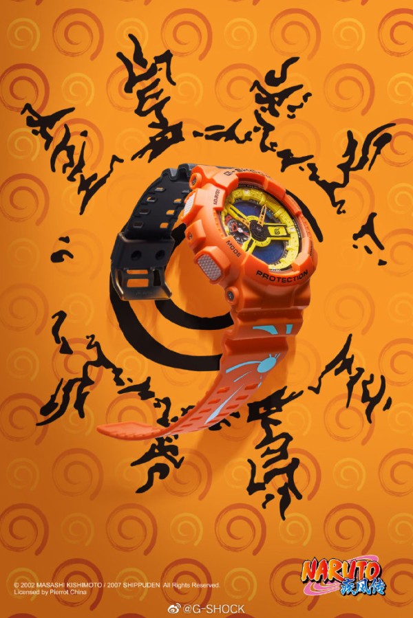 中国で「NARUTO -ナルト-」コラボG-SHOCK発表！「GA-110NAR21-4」、「GA-110NAR21-2」！ : great G- SHOCK world