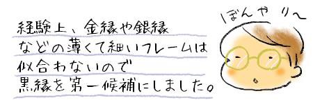 強度近視のメガネ選び3～購入 : いくらなんでも35歳