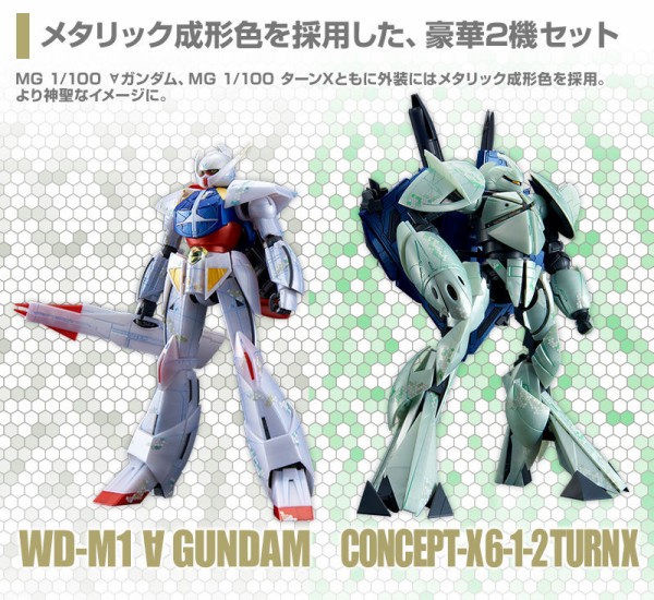 Mg ガンダム ターンx ナノスキンイメージ プレバン受注開始 ターンエー周年記念 黒歴史へと葬ったターンタイプ アニメと漫画と 連邦 こっそり日記