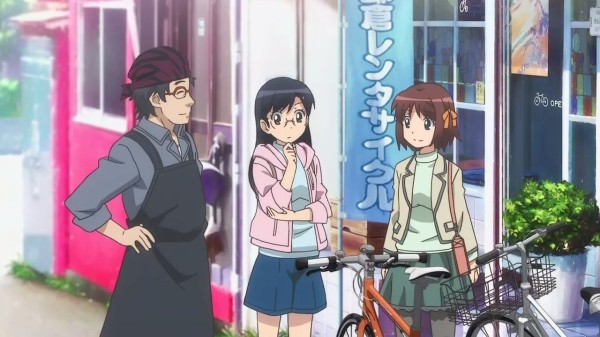南鎌倉高校女子自転車部 第2話 感想 出会い の連続 鎌倉観光 アニメと漫画と 連邦 こっそり日記