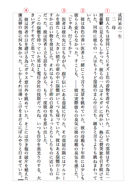 シナリオの書き方 脚色の仕方 無花果とグミの木