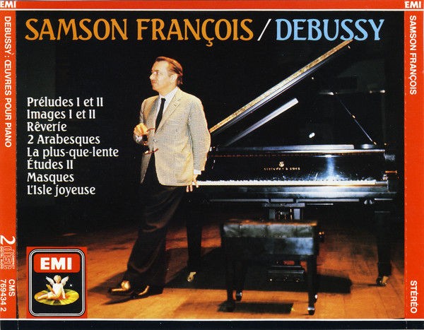 【売約済】フランソワ／ドビュッシー:ピアノ作品集　2CD 売約済】フランソワ／ドビュッシー：ピアノ作品集 2CD