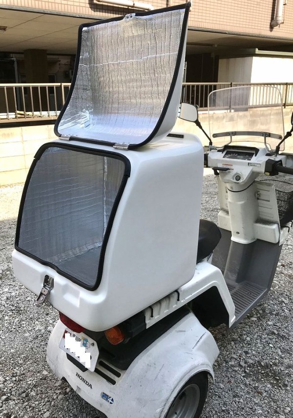 ホンダジャイロXにデリバリーボックス : SPUNKYSのblog