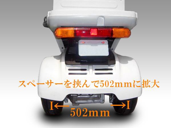 ホンダジャイロ FI ミニカー 青ナンバー申請 : SPUNKYSのblog