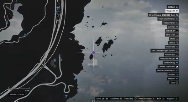 Gta5 最新 オンライン動物持ち込みグリッチ サメの出現場所 動画あり グランド セフト オート5写真大好きブログ Gta5攻略情報ほか