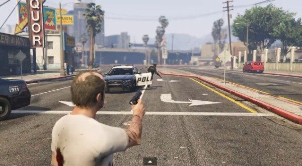 Gta5 Pc版 最新 ギャングスターエイムmod 射撃を片手撃ちに変更 グランド セフト オート5写真大好きブログ Gta5攻略情報ほか