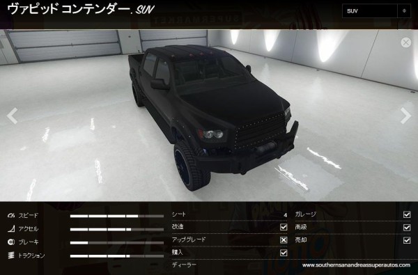 Gta5 新車 コンテンダー は現最速suvだ 検証動画あり グランド セフト オート5写真大好きブログ Gta5攻略情報ほか