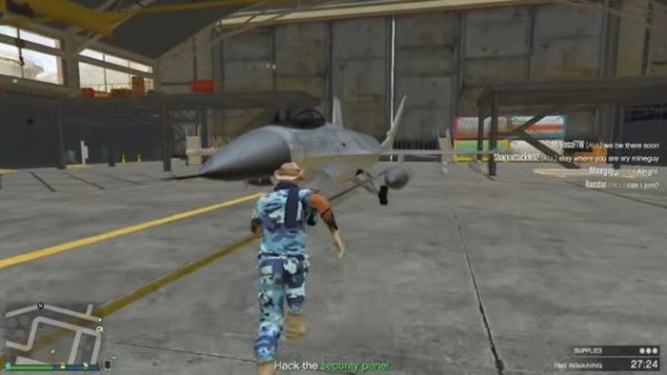Gta5 さすが ミリタリーアップデート 軍基地から超簡単に 戦闘機 を盗む新しい方法 動画あり グランド セフト オート5写真大好きブログ Gta5攻略情報ほか