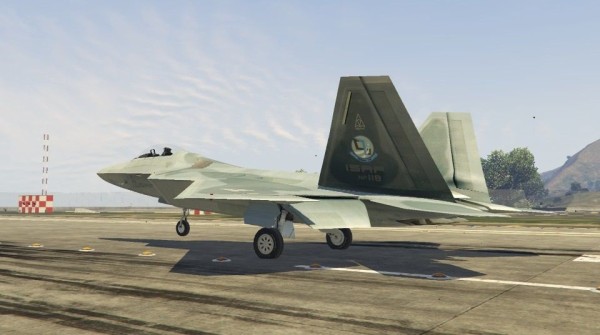 Gta5 Pc版 実機mod F 22ラプター ステルス戦闘機 登場 グランド セフト オート5写真大好きブログ Gta5攻略情報ほか