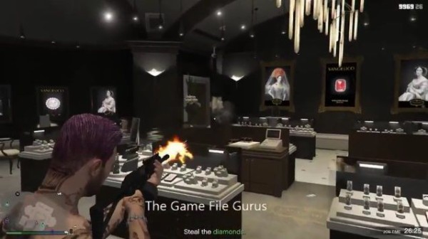 Gta5 宝石店強盗ミッション がオンラインに実装へ 動画あり グランド セフト オート5写真大好きブログ Gta5攻略情報ほか