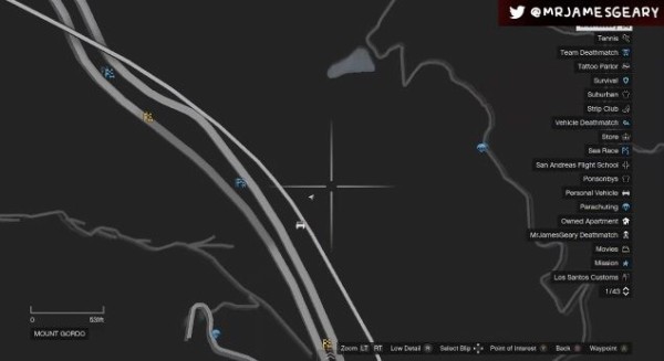 Gta5 金色に光り輝く木 ゴールデン ツリー の場所 オンライン グランド セフト オート5写真大好きブログ Gta5攻略情報ほか