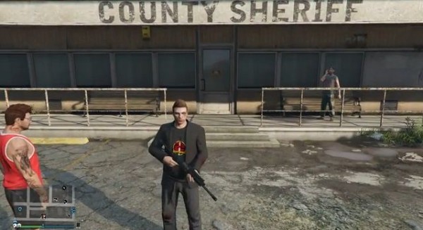 Gta5 隠し部屋 サンディ海岸警察署 の中に入るグリッチ オンライン グランド セフト オート5写真大好きブログ Gta5攻略情報ほか
