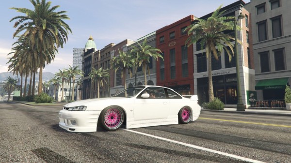 Gta5 実車mod 日産 シルビア S14 後期型 新登場 動画あり グランド セフト オート5写真大好きブログ Gta5攻略情報ほか