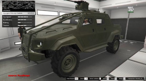 Gta5 インサージェントカスタム 新装甲車の入手 カスタムのやり方 動画あり グランド セフト オート5写真大好きブログ Gta5 攻略情報ほか