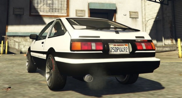 Gta5 Pc版 実車mod トヨタae86 スプリンタートレノ 新登場 グランド セフト オート5写真大好きブログ Gta5攻略情報ほか