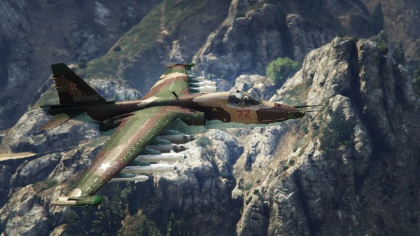 Gta5 戦闘機mod スホーイ Su 25 登場 動画あり グランド セフト オート5写真大好きブログ Gta5攻略情報ほか