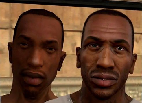 もしも Gtasa の主人公 Cj が Gtav に登場したら 40代の カール ジョンソン を描いたアートワークが公開 グランド セフト オート5写真大好きブログ Gta5攻略情報ほか