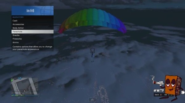 Gta5 パラシュート の所持数を無限に増やすグリッチ 全機種対応 グランド セフト オート5写真大好きブログ Gta5攻略情報ほか