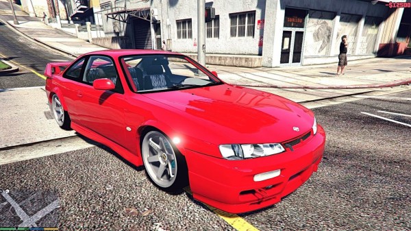 Gta5 実車mod 日産 シルビア S14 後期型 新登場 動画あり グランド セフト オート5写真大好きブログ Gta5攻略情報ほか