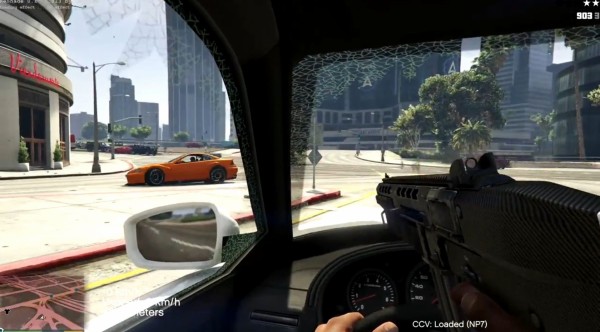 Gta5 車運転時 ドライブバイ で全武器を使うmod登場 動画あり グランド セフト オート5写真大好きブログ Gta5攻略情報ほか