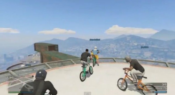 Gta5オンライン Bmxでufoの上を走る改造レースが登場 プレイ可能 グランド セフト オート5写真大好きブログ Gta5攻略情報ほか
