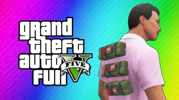 Gta5 話題の 粘着爆弾グリッチ を使った楽しいプレイ動画をvanossgamingが公開 グランド セフト オート5写真大好きブログ Gta5 攻略情報ほか