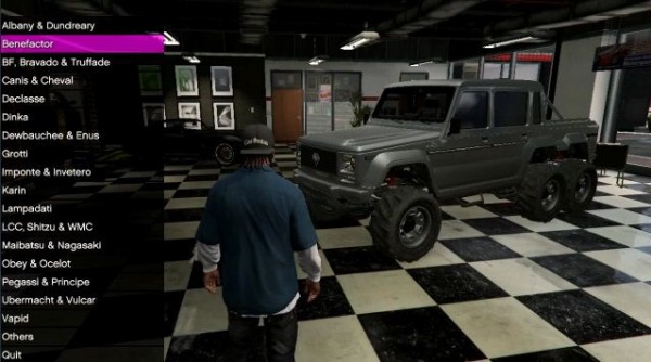 Gta5 Pc版 シミオンの店が開店 Car Shop Mod 登場 動画あり グランド セフト オート5写真大好きブログ Gta5攻略情報ほか