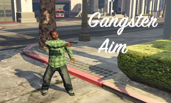 Gta5 Pc版 最新 ギャングスターエイムmod 射撃を片手撃ちに変更 グランド セフト オート5写真大好きブログ Gta5攻略情報ほか