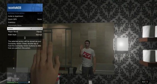 Gta5 Fps視点で見る キャラクターアクション 全種類一覧 Ps4 Xboxone版 グランド セフト オート5写真大好きブログ Gta5 攻略情報ほか