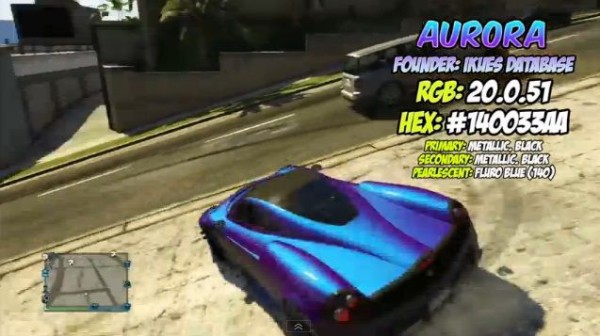 Gta5 激レアの キフロムブルー を入手 最新ペイントレシピ集 動画あり グランド セフト オート5写真大好きブログ Gta5攻略情報ほか