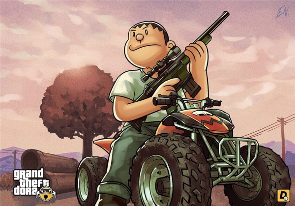Gta5 ロード画面を ドラえもん 化するmod登場wwwww 動画あり グランド セフト オート5写真大好きブログ Gta5攻略情報ほか