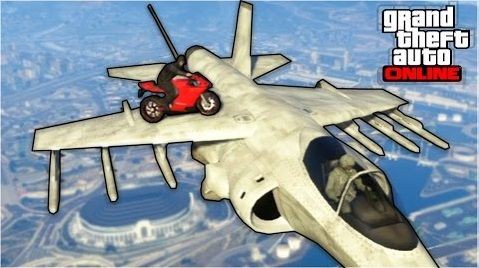 Gta5 ハイドラが欲しいけどバイクしか持ってない スーパープレイ動画が話題 グランド セフト オート5写真大好きブログ Gta5攻略情報ほか