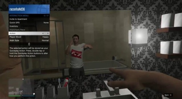 Gta5 Fps視点で見る キャラクターアクション 全種類一覧 Ps4 Xboxone版 グランド セフト オート5写真大好きブログ Gta5 攻略情報ほか Gta5 Fps視点で見る キャラクターアクション 全種類一覧 Ps4 Xboxone版 グランド セフト オート5写真大好きブログ Gta5 攻略情報ほか